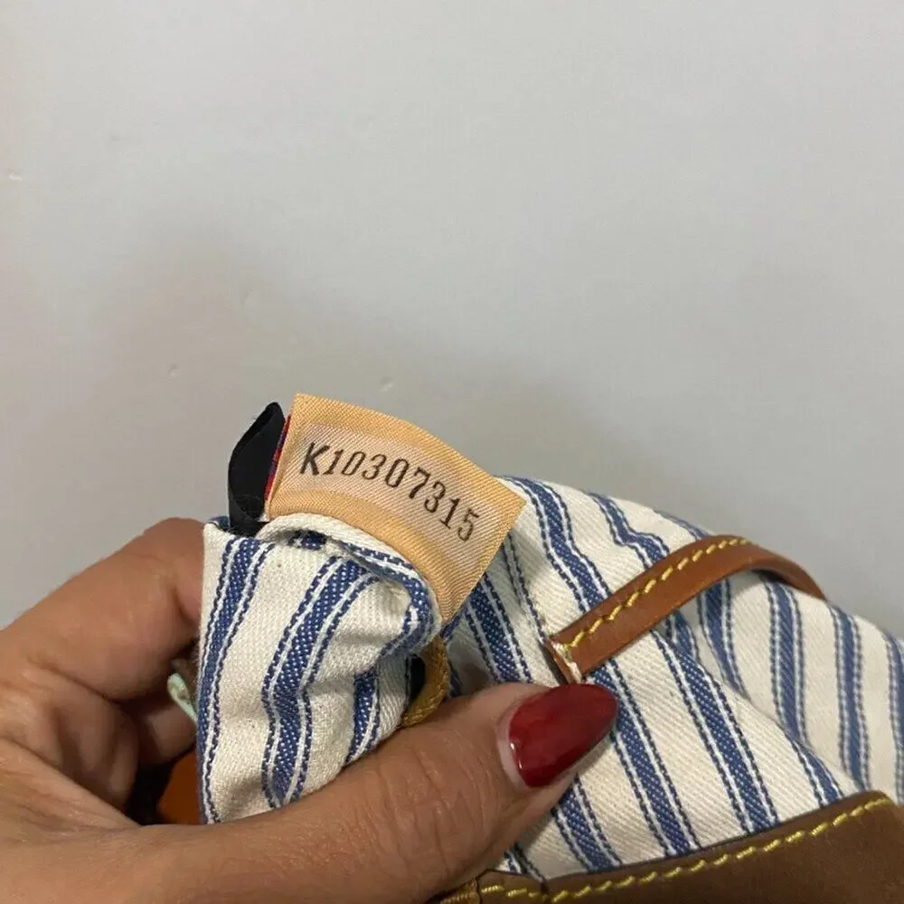 Dooney & Bourke Wayfarer Camden Nylon Zip Hobo Bag Teal